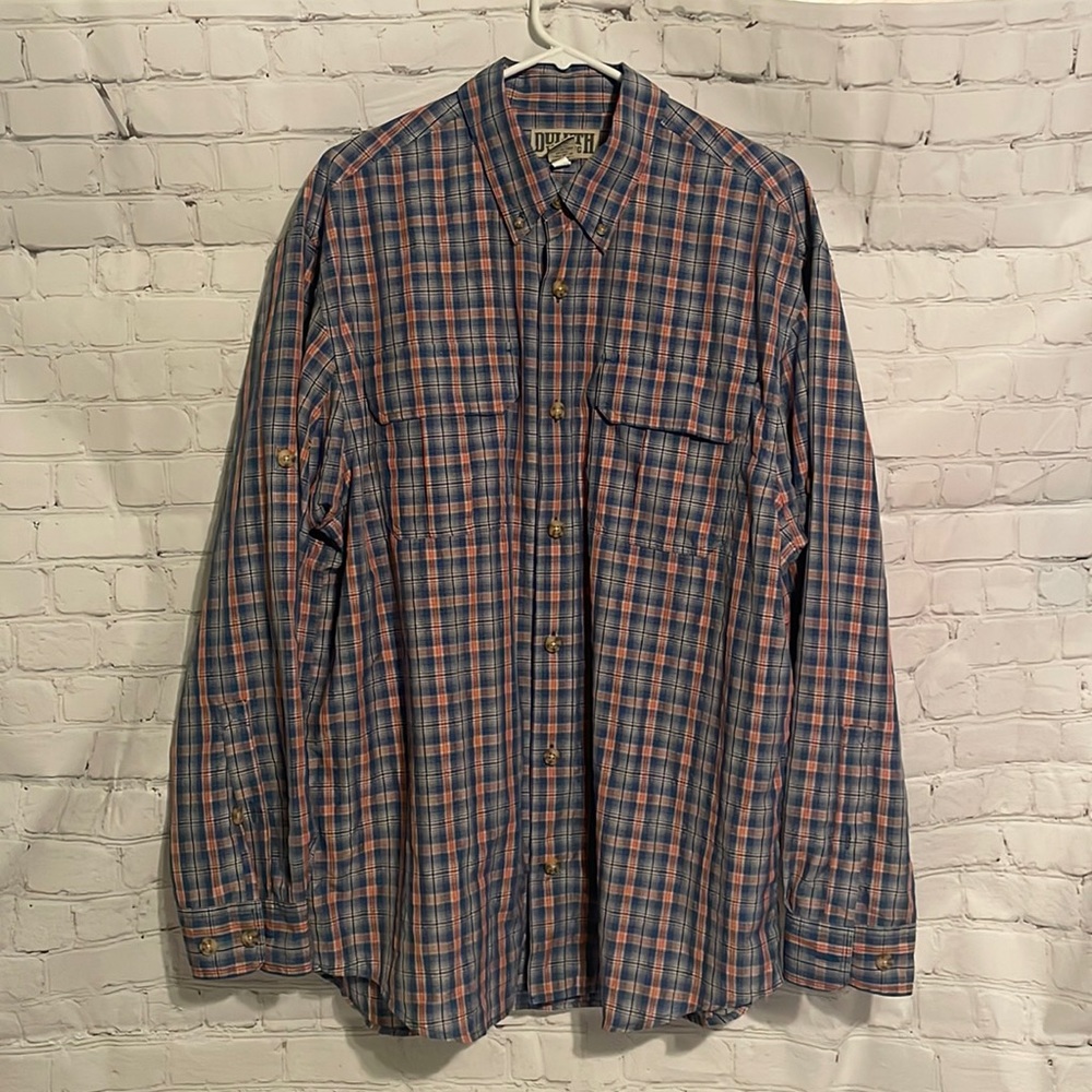 Duluth Trading Mens Button Down Sz Large